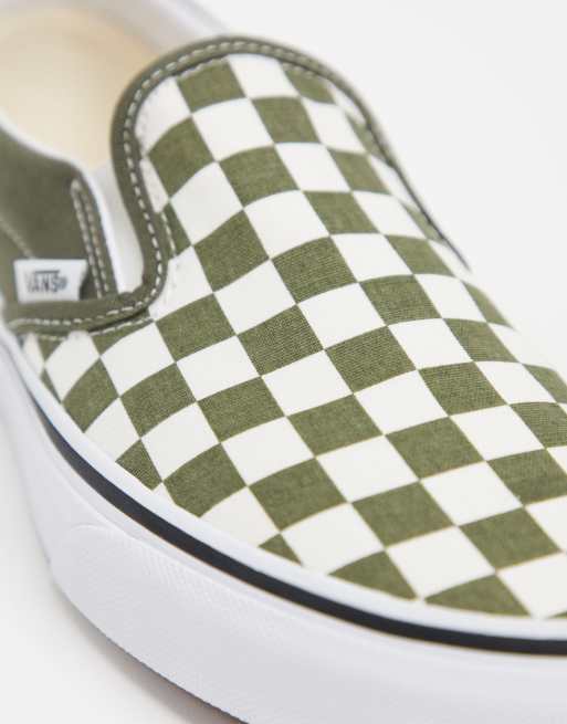 vans grün kariert