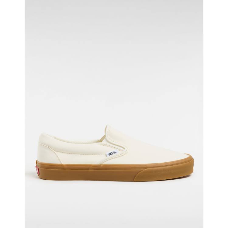 Vans Classic Sneaker zum Reinschlupfen in Marshmallow Gummi ASOS