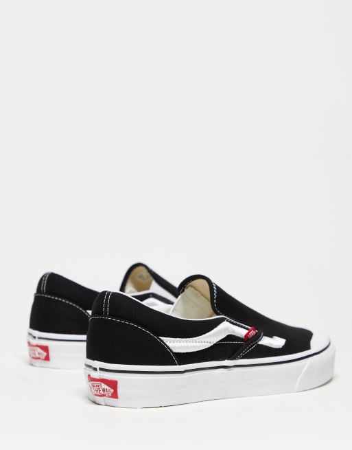 Vans Classic Sneakers nere con striscia laterale bianca