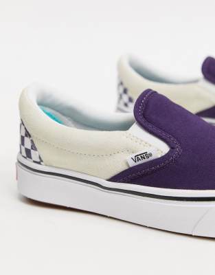 vans senza lacci scacchi