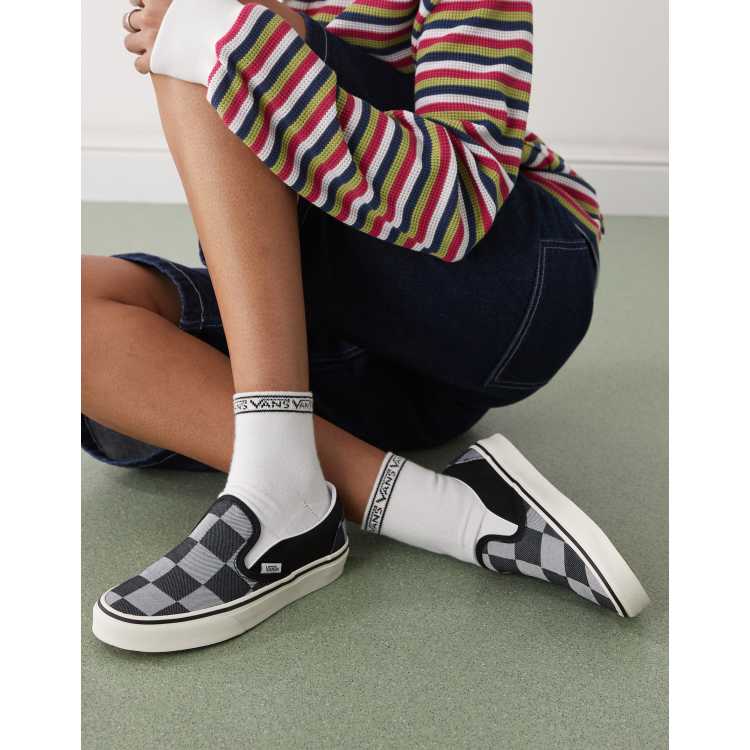 Vans Shoes Vans Uomo Senza Lacci Sneakers Uomo Scarpe Alte Nere