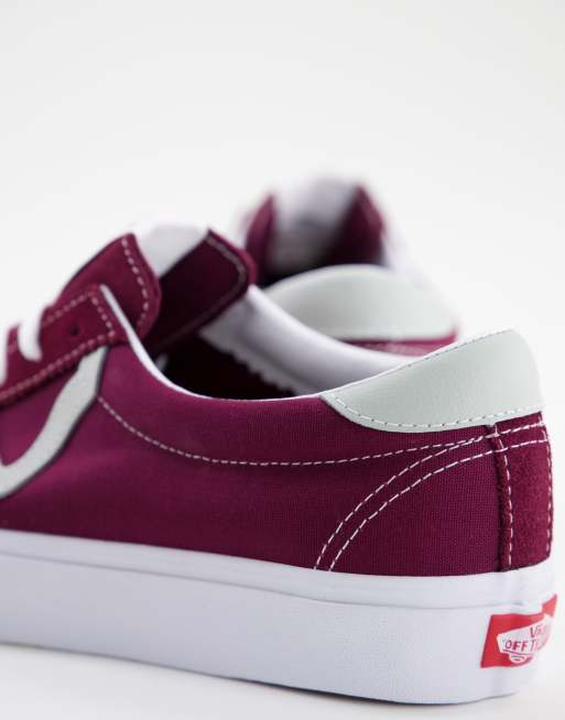 Burgundy 2025 vans classic