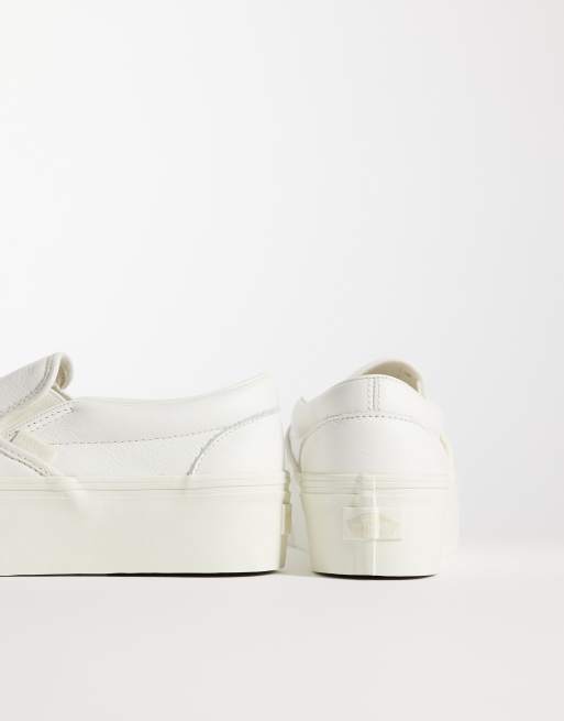 Vans Classic Stackform instapper met studs in gebroken wit, 3 van 5