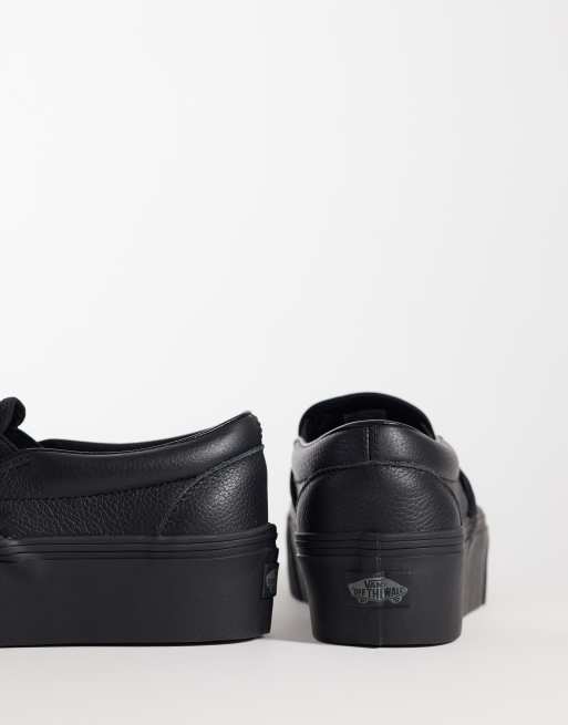 Vans Classic Stackform slip-on con borchie total black, 5 di 5