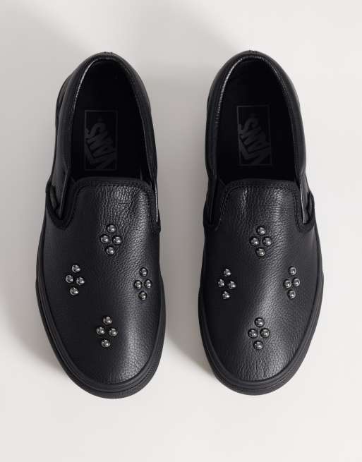 Vans Classic Stackform Slip-On mit Nieten in Schwarz, 2 von 5