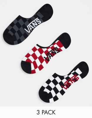 vans checkered no show socks