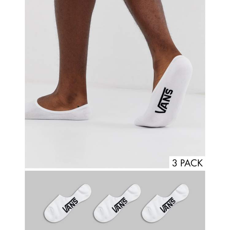 Vans Classic 3 Pack Trainer Socks In White Vxsxwht, $10, Asos