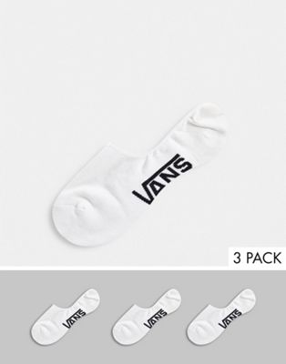 Vans Classic Super No Show 3-pack socks in white