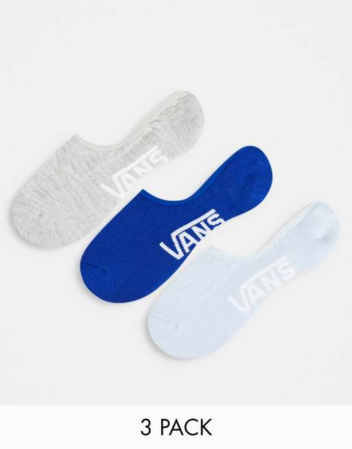 Vans Classic – Super No Show – Zestaw 3 par kolorowych skarpetek