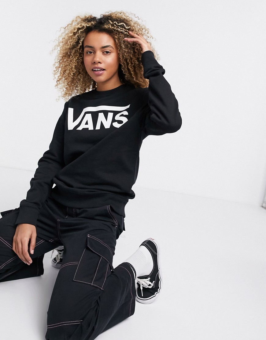 Vans – Classic – Svart sweatshirt med logga