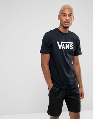 Vans Classic – Svart t-shirt med logga VGGGY28.