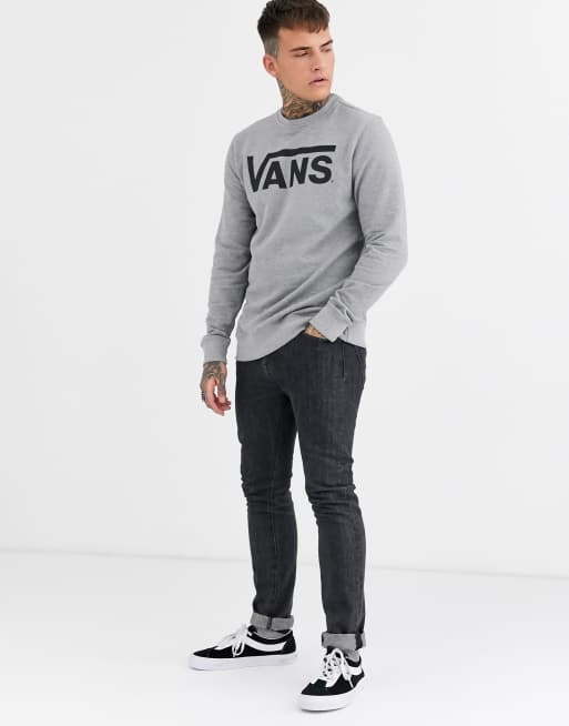 Vans Classic sweatshirt in gray v00yx0ady