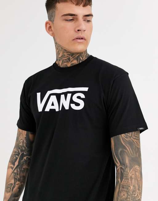 vans classic t shirt black