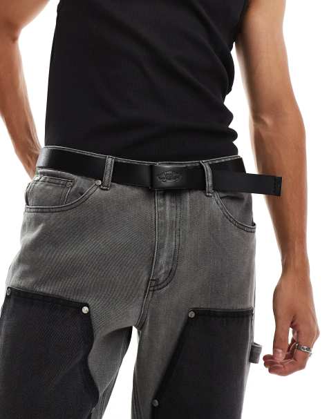 Vans classic web belt in black - view 1
