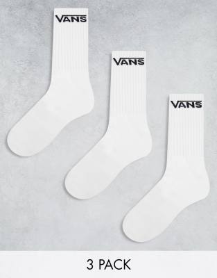 Vans Classic - Weiße Socken im 3er-Pack