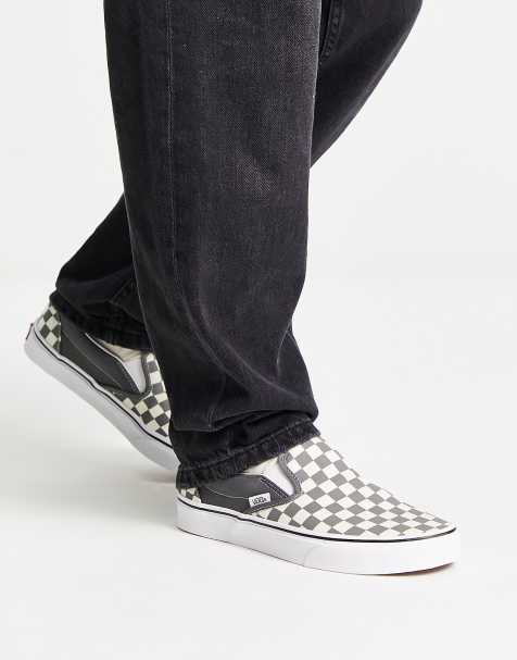 Vans Classic – Wsuwane buty sportowe w szarą szachownicę - view 1