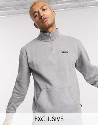 vans mix up half zip sweatshirt