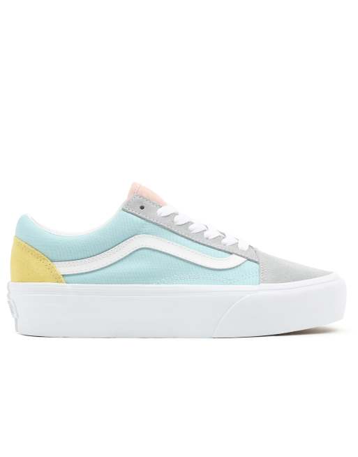 NWT 2024 vans Old Skool Platform Color Block Pastel