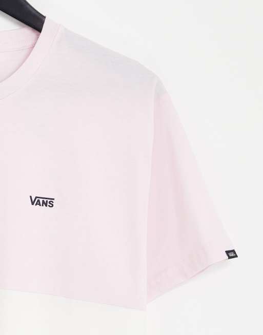 Pink and cheap white vans shirt