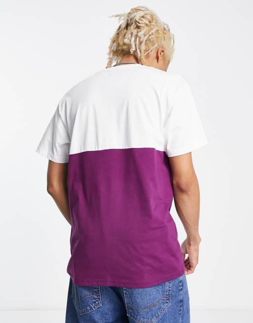 Purple and white cheap vans shirt