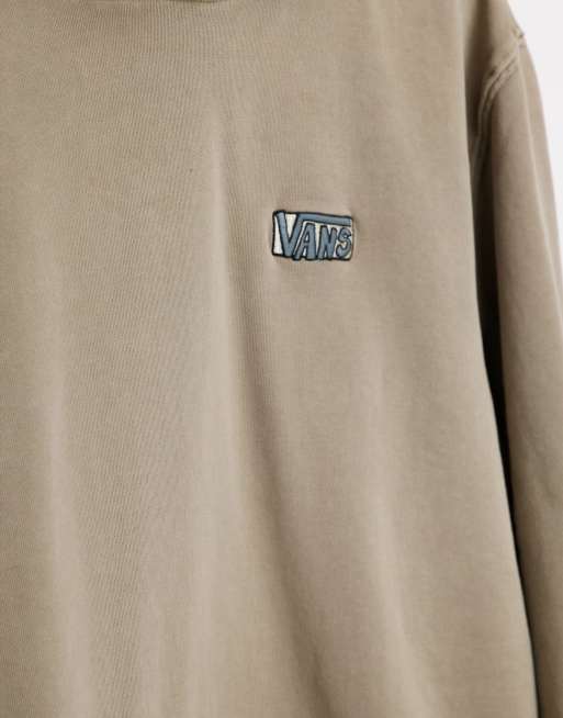Vans Colour Multiplier vintage wash hoodie in taupe ASOS