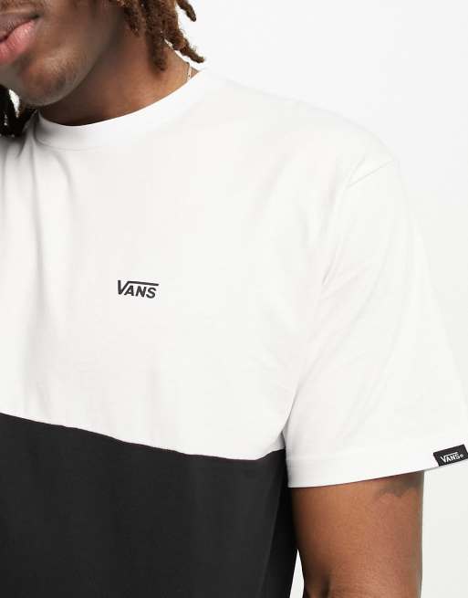 Black and white vans t outlet shirt