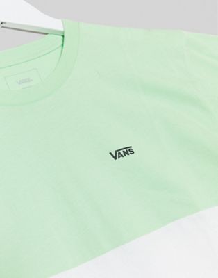 Vans Colourblock t-shirt in pastel 
