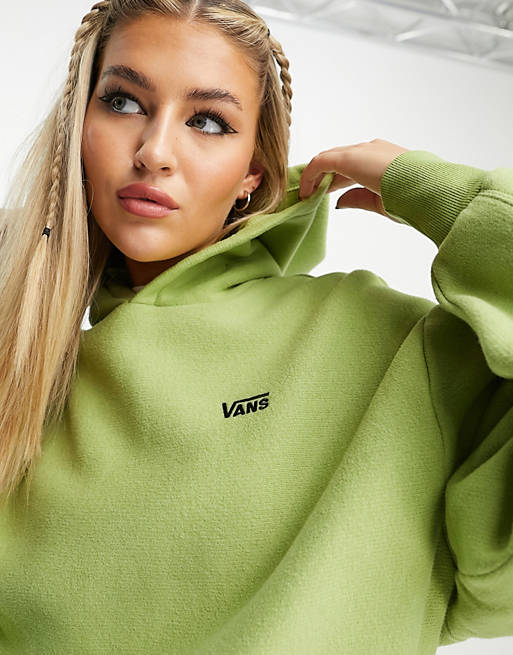 Vans comfy cush hoodie in khaki | ASOS