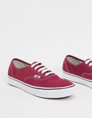 vans comfycush authentic red