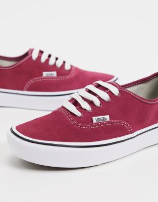 vans comfycush red