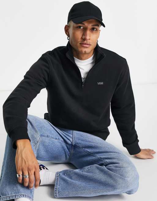 Vans half hot sale zip sweatshirt