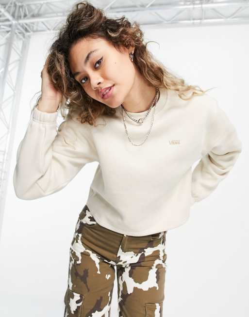 Vans cropped clearance sweatshirt