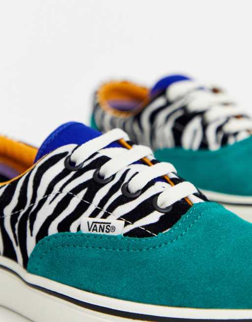 Vans best sale zebre vert