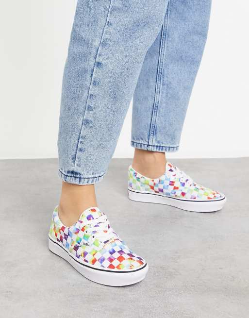 Vans cheap multicolore carreaux