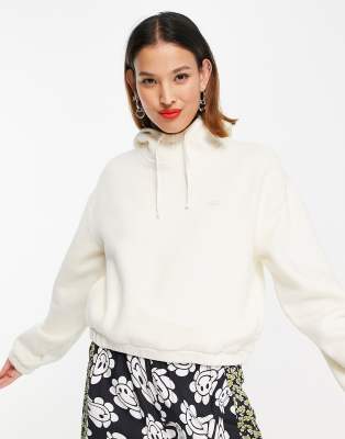 Vans ComfyCush fleece hoodie in cream - ASOS Price Checker