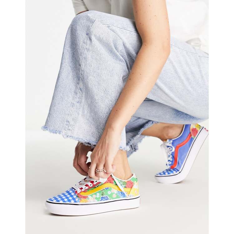 Vans ComfyCush Old Skool Market Day trainers in multi