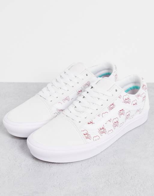 Vans comfycush outlet white