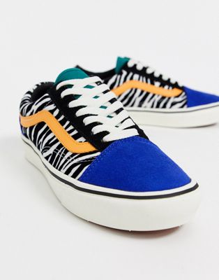 Vans ComfyCush Old Skool zebra sneakers | ASOS