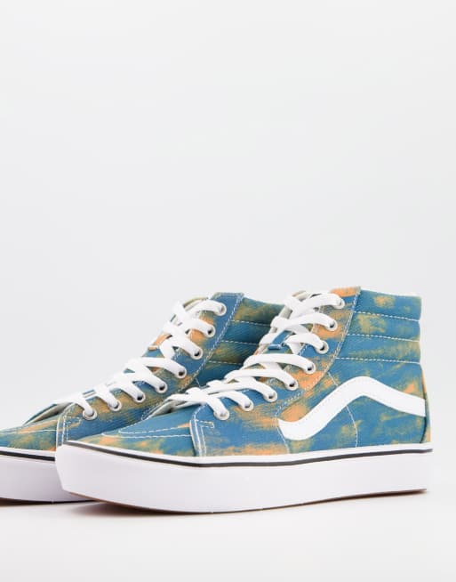 Vans ComfyCush SK8 Hi In Bloom sneakers in multi