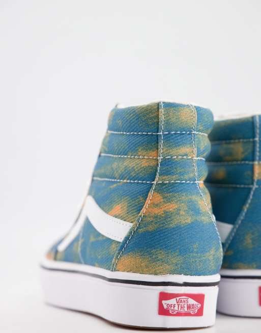 Vans ComfyCush SK8 Hi In Bloom sneakers in multi