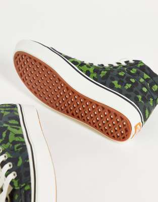 vans comfycush leopard