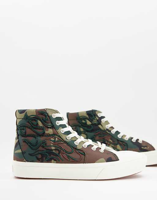 Vans - ComfyCush SK8-Hi - Sneakers alte con stampa mimetica Vans - ComfyCush SK8-Hi - Sneakers alte con stampa mimetica