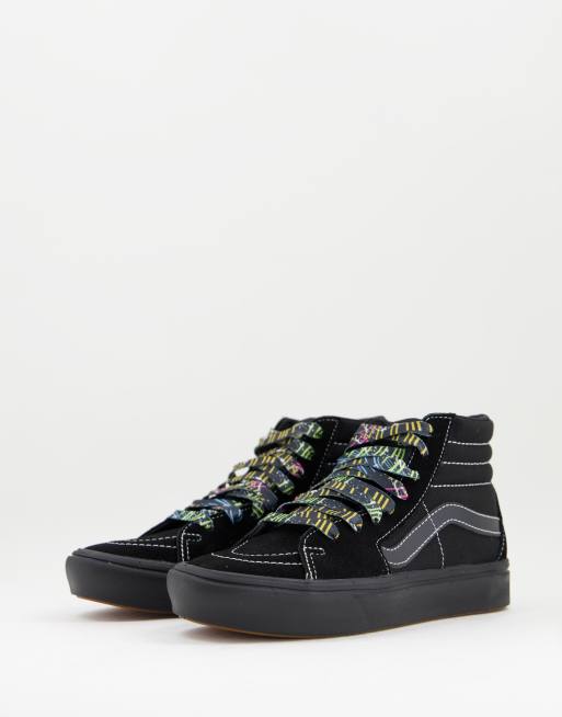 Vans ComfyCush SK8 Hi Speed Lacer sneakers in black ASOS