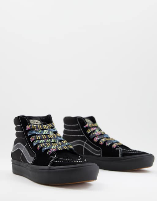 Vans ComfyCush SK8 Hi Speed Lacer trainers in black