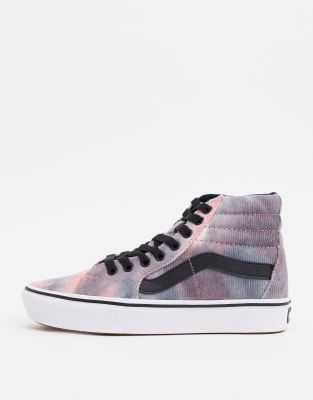 tie dye high top vans