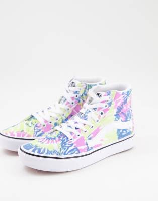 vans comfycush tie dye