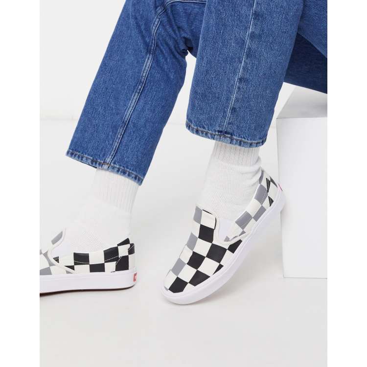 Half hot sale checkered vans