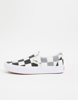 vans comfycush slip on checkerboard