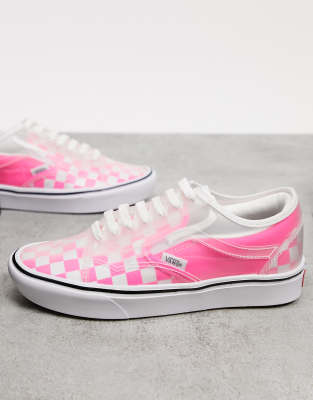 vans comfycush pink