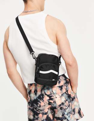 Vans Construct shoulder bag in black - ASOS Price Checker
